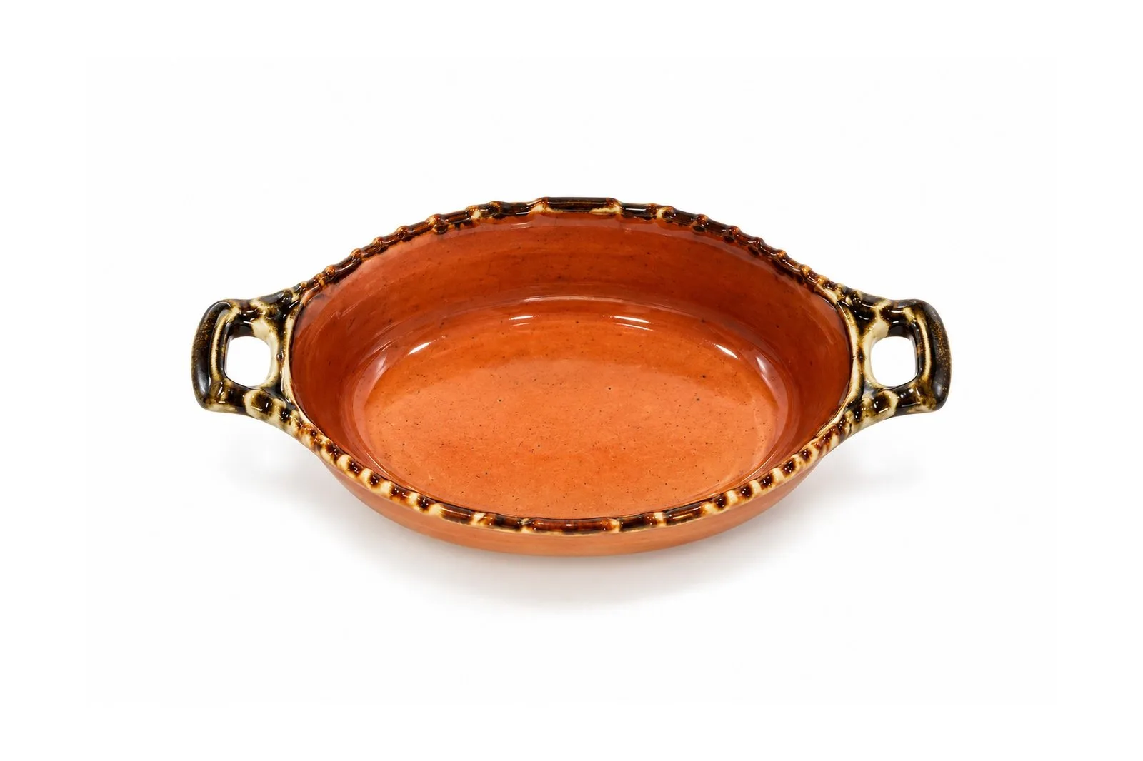 Porcelain Sauce Dish 4″ – 10.5 cm – Terracotta