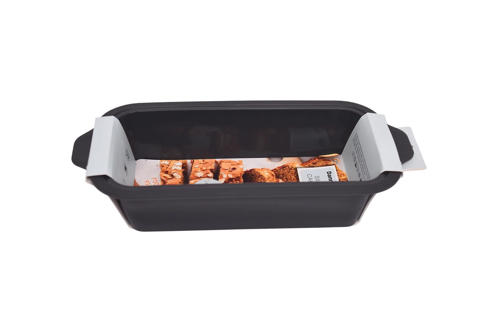 Silicone Loaf Pan with Reinforced Frame 33 cm – Grey