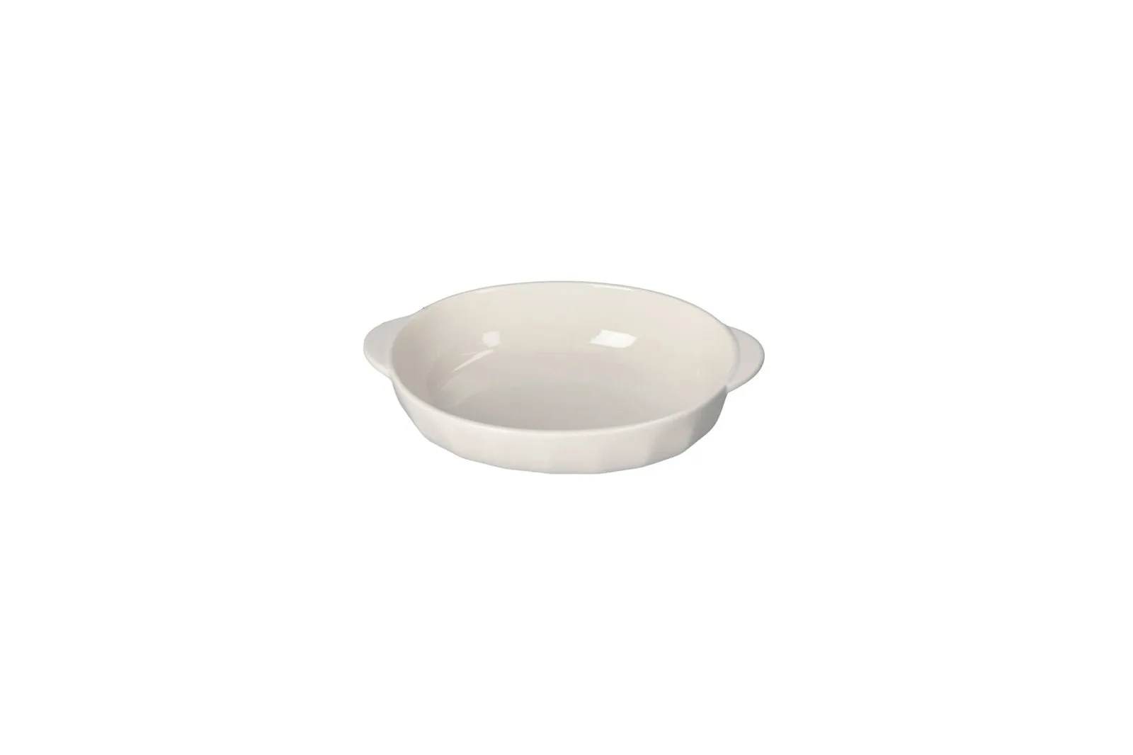 Porcelain Oval Roaster Dish with Handles