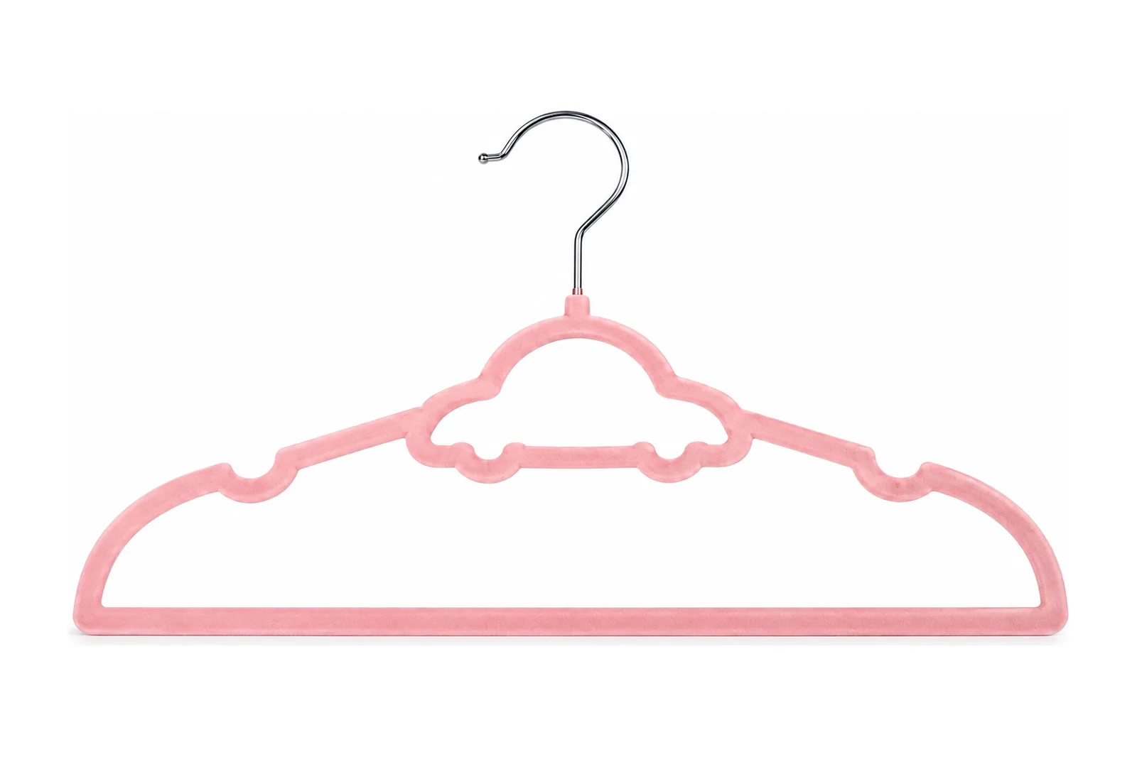 Velvet Kids Clothes Hangers Set 10 Pieces 32 cm – Pink