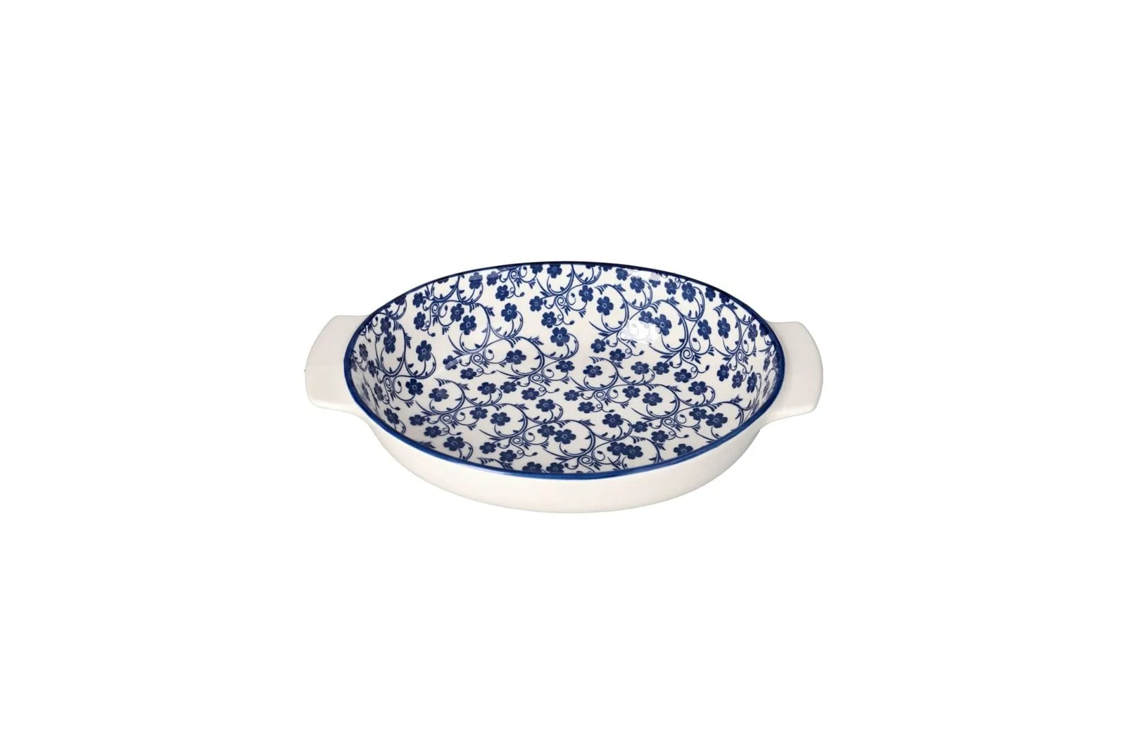 Porcelain Floral Casserole Dish