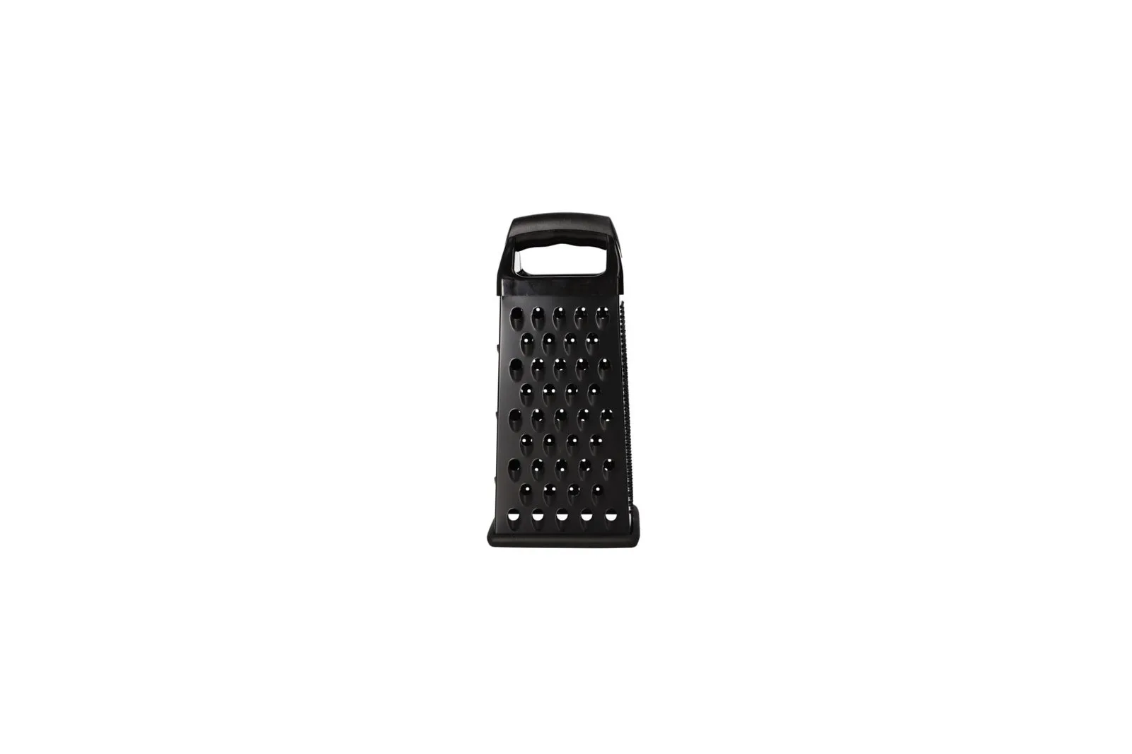 4 Sided Stainless Steel Grater with Storage Box Black