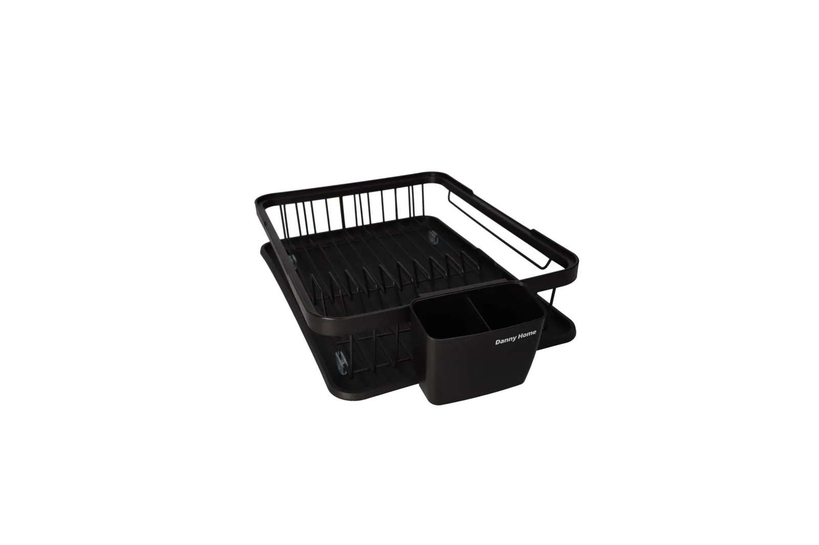 Metal Dish Rack with Utensil Holder