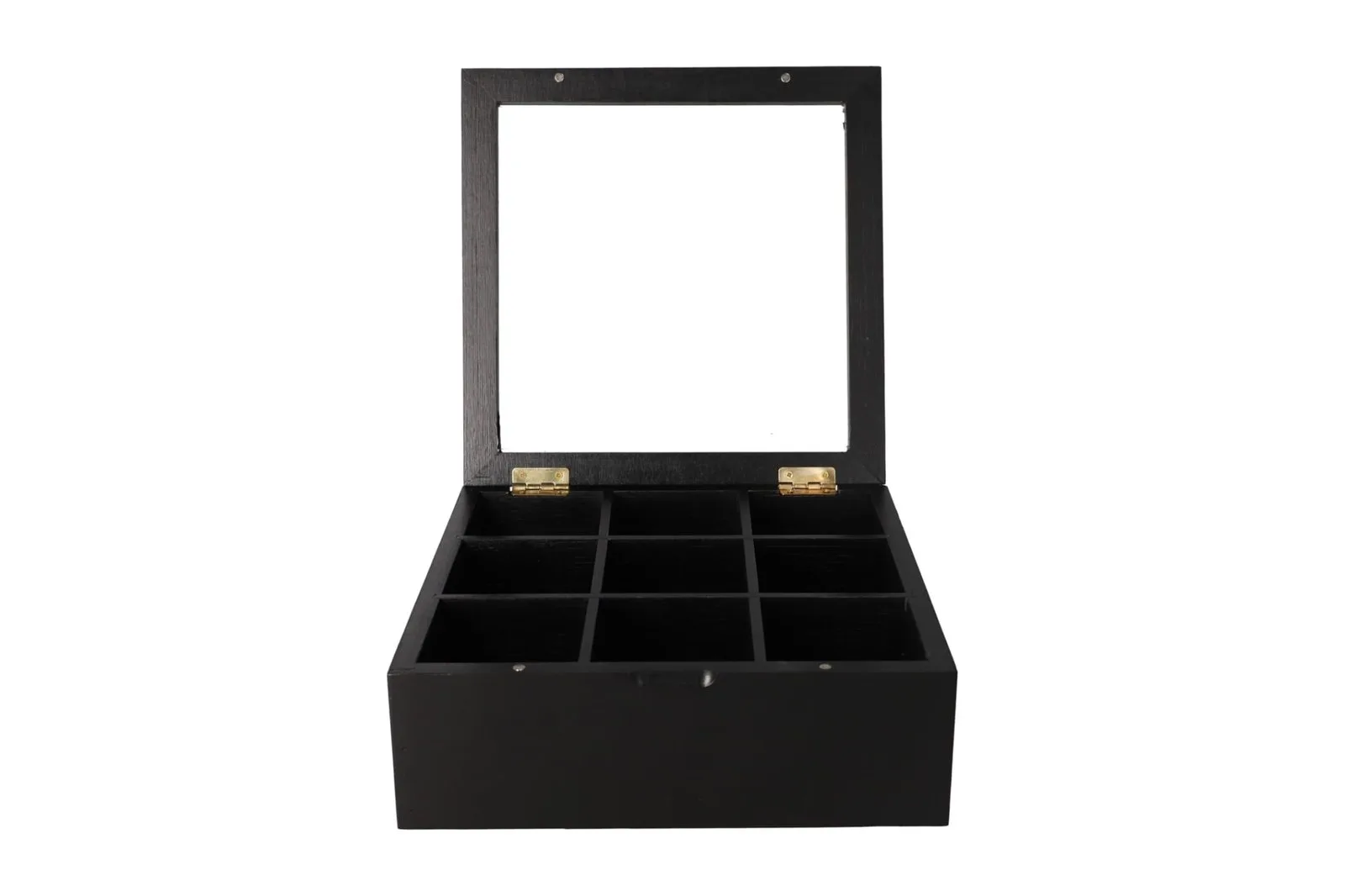 Bamboo Tea Box 9 Compartments