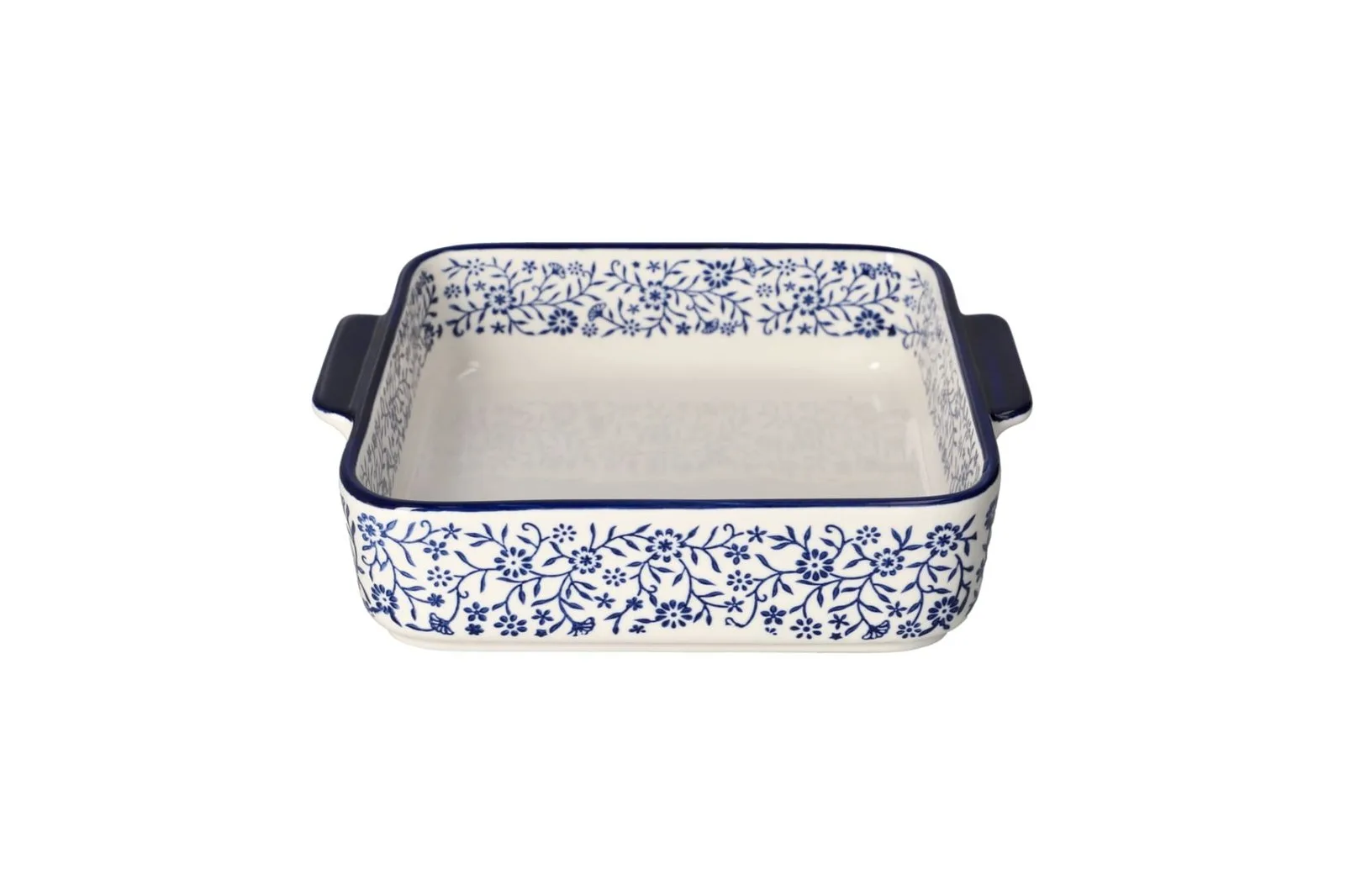 Porcelain Floral Square Baking Dish