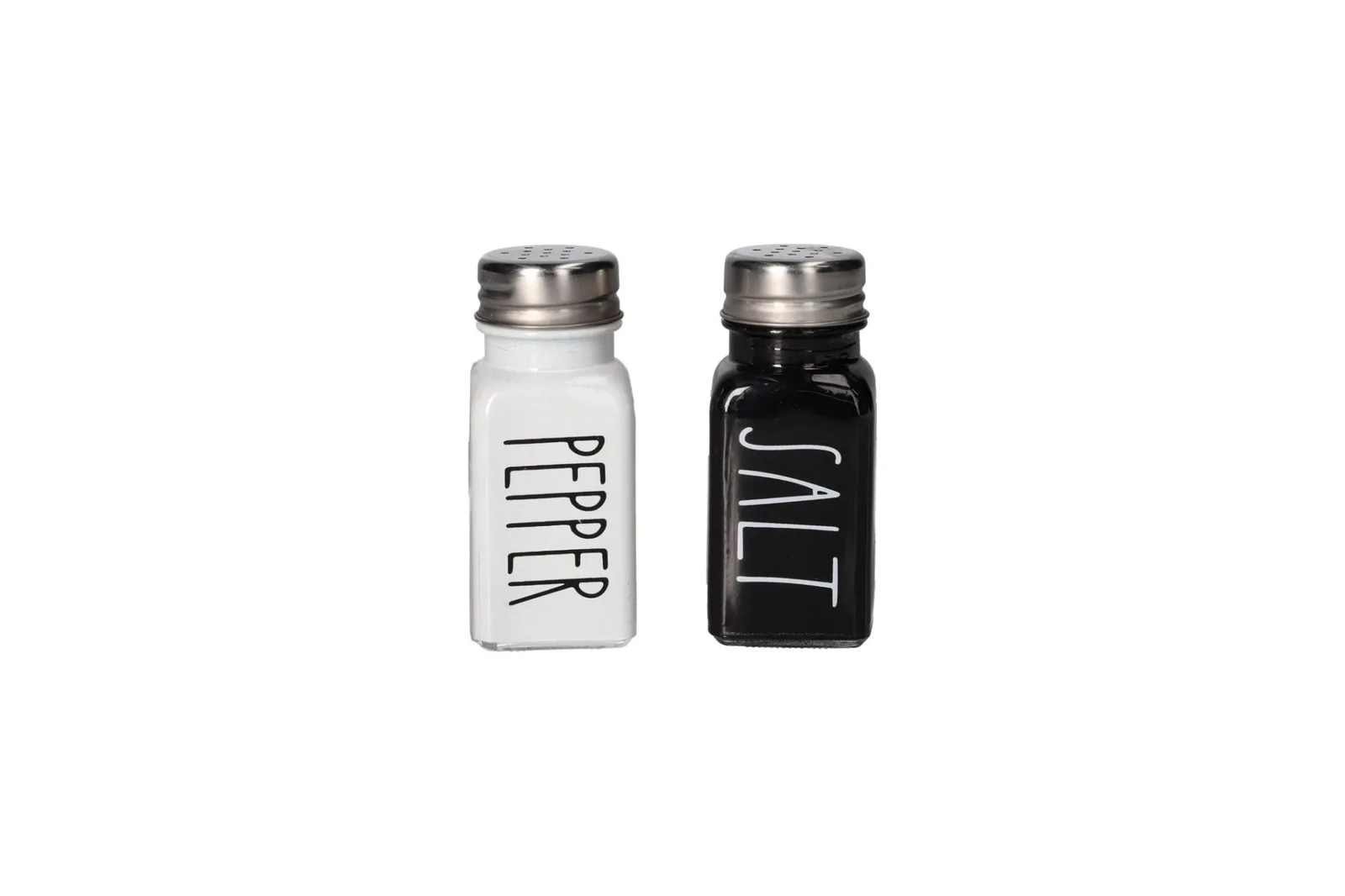 Glass Salt and Pepper Shakers Set 2 Pcs 90 ml