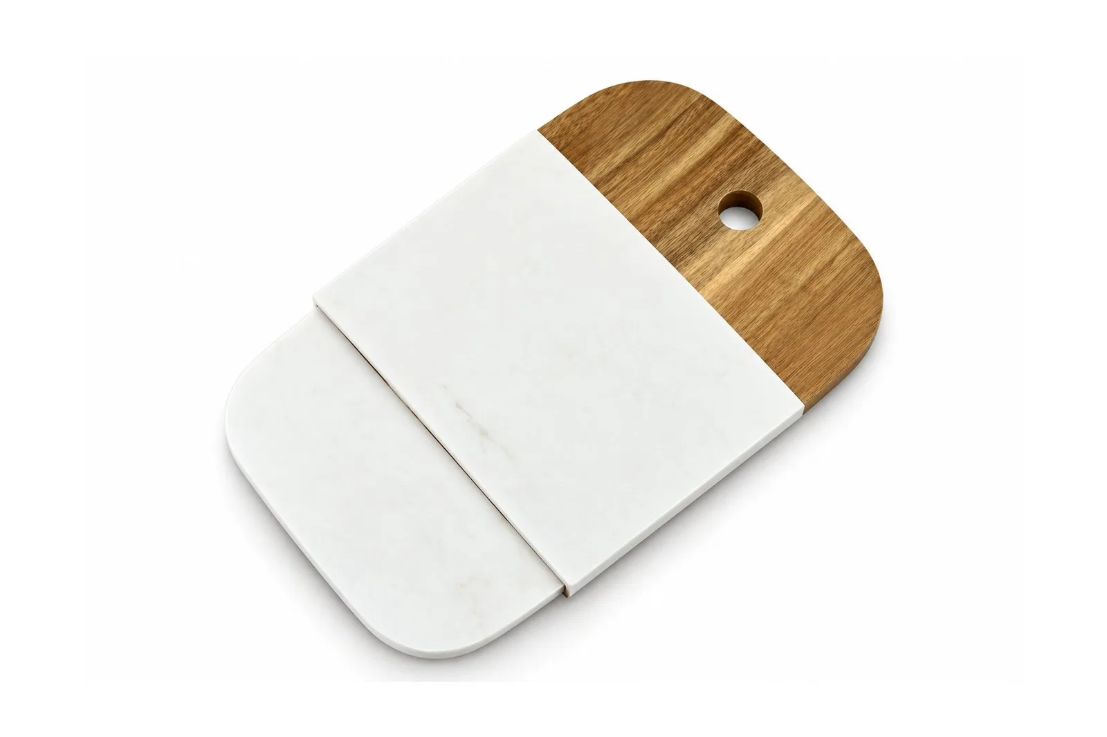 Marble & Wood Serving Board 30 x 20 cm