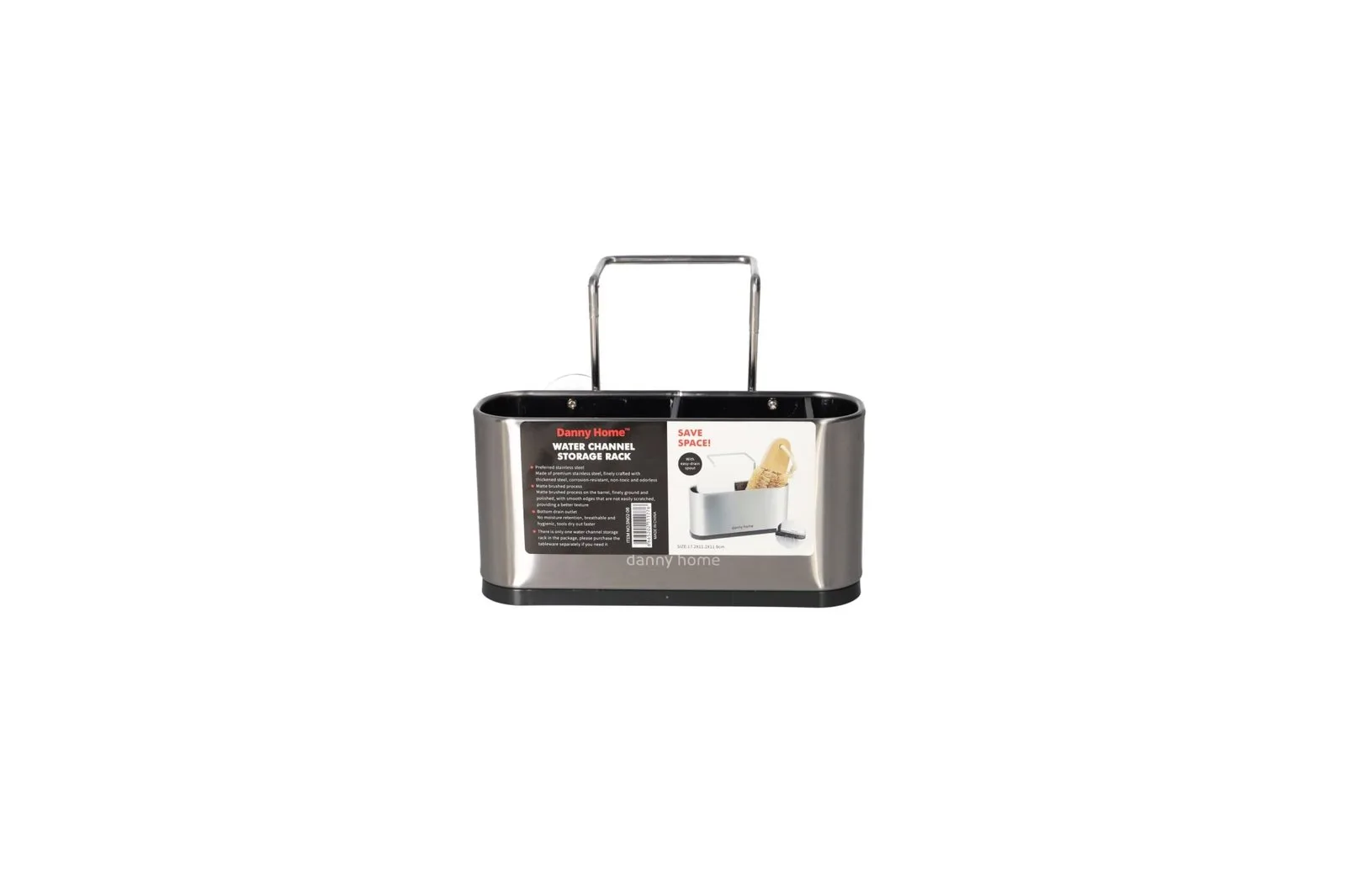 Stainless Steel Sink Caddy 3 Compartments