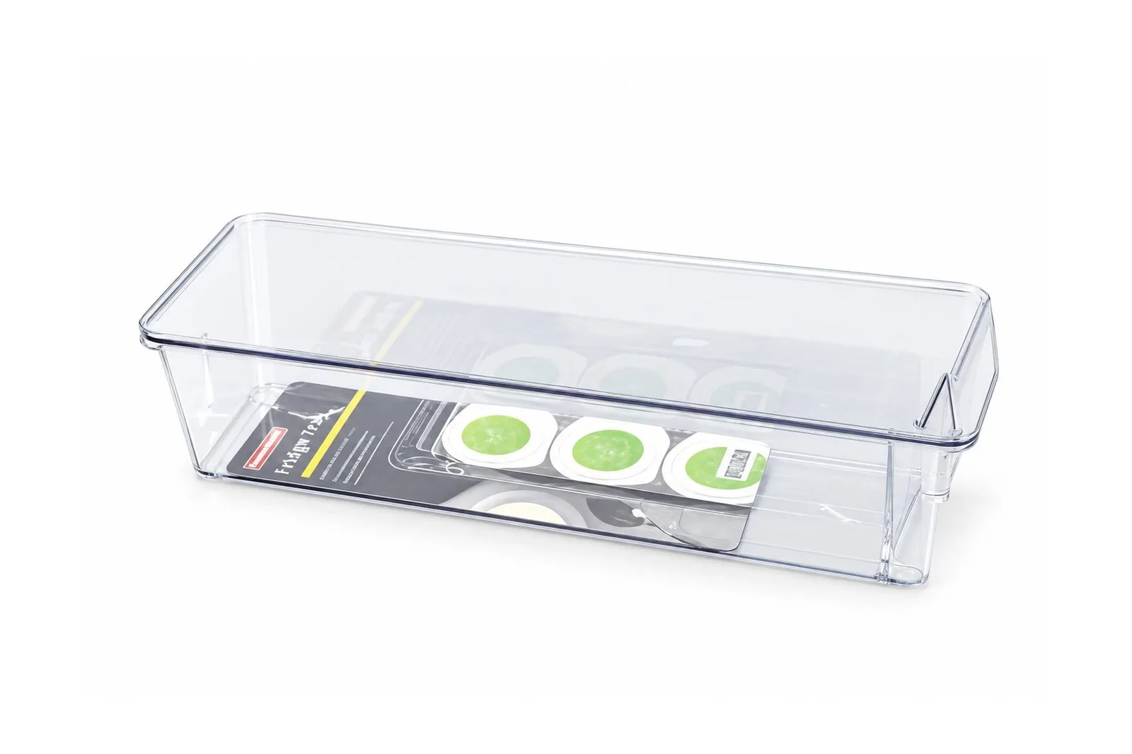 Slim Clear Refrigerator Organizer Bin 35.7 cm