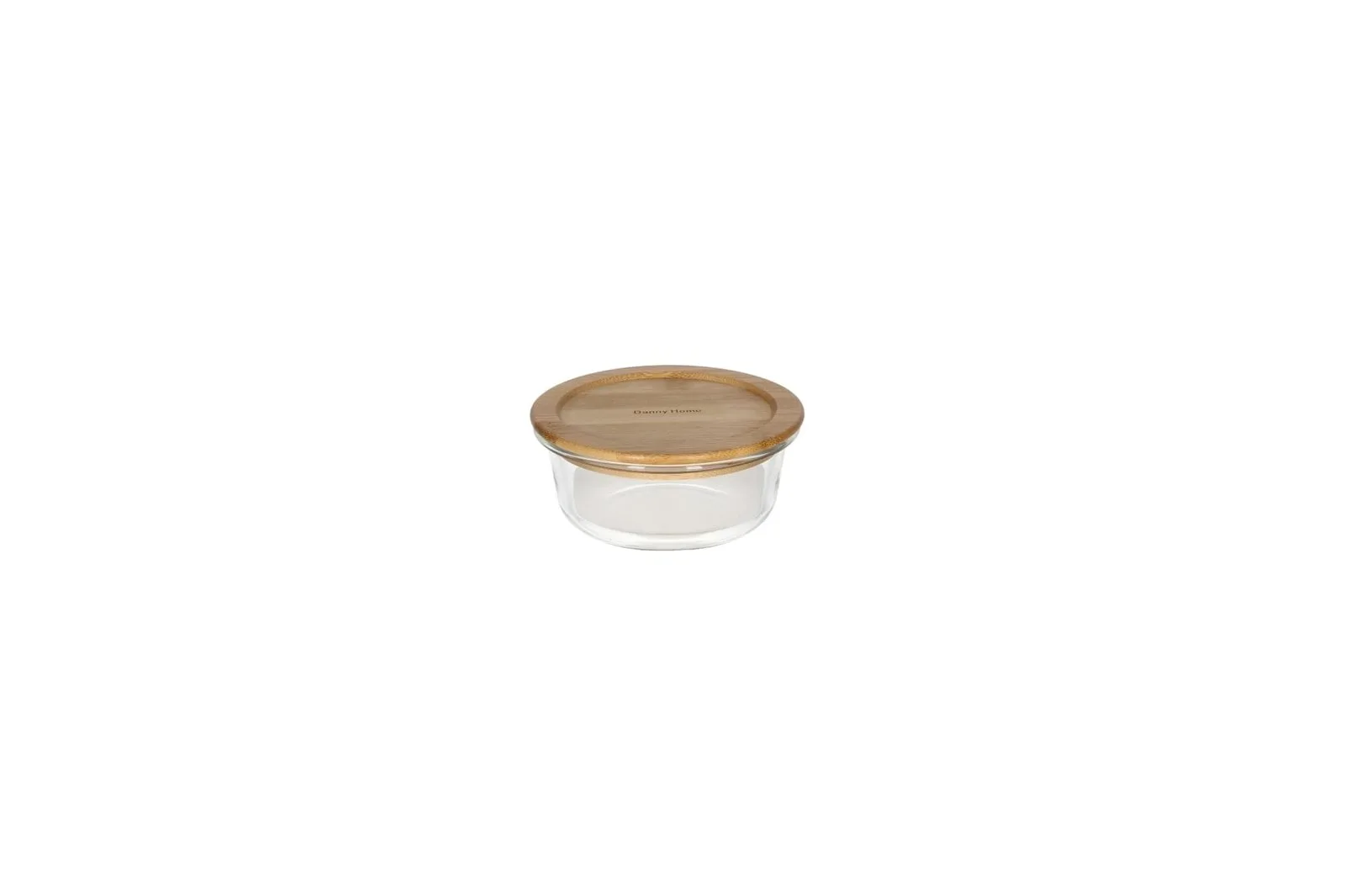 Borosilicate Glass Food Container with Bamboo Lid 400 ml