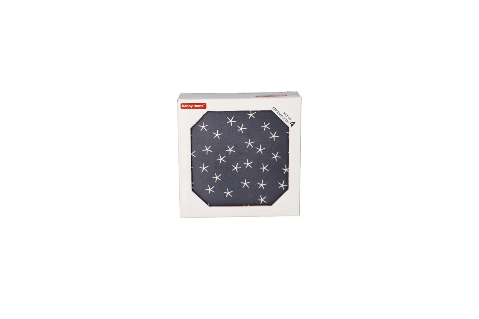 Absorbent Porcelain Coasters Set 4 Pcs