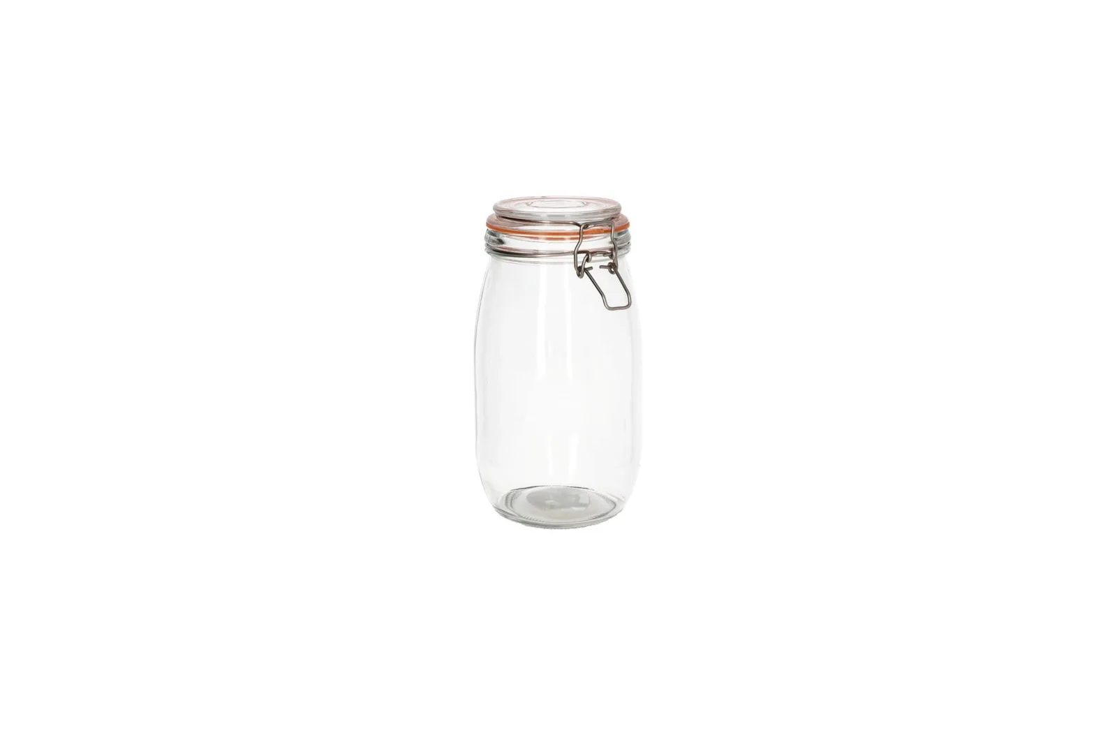 Round Glass Clip Top Jar 1.5 L