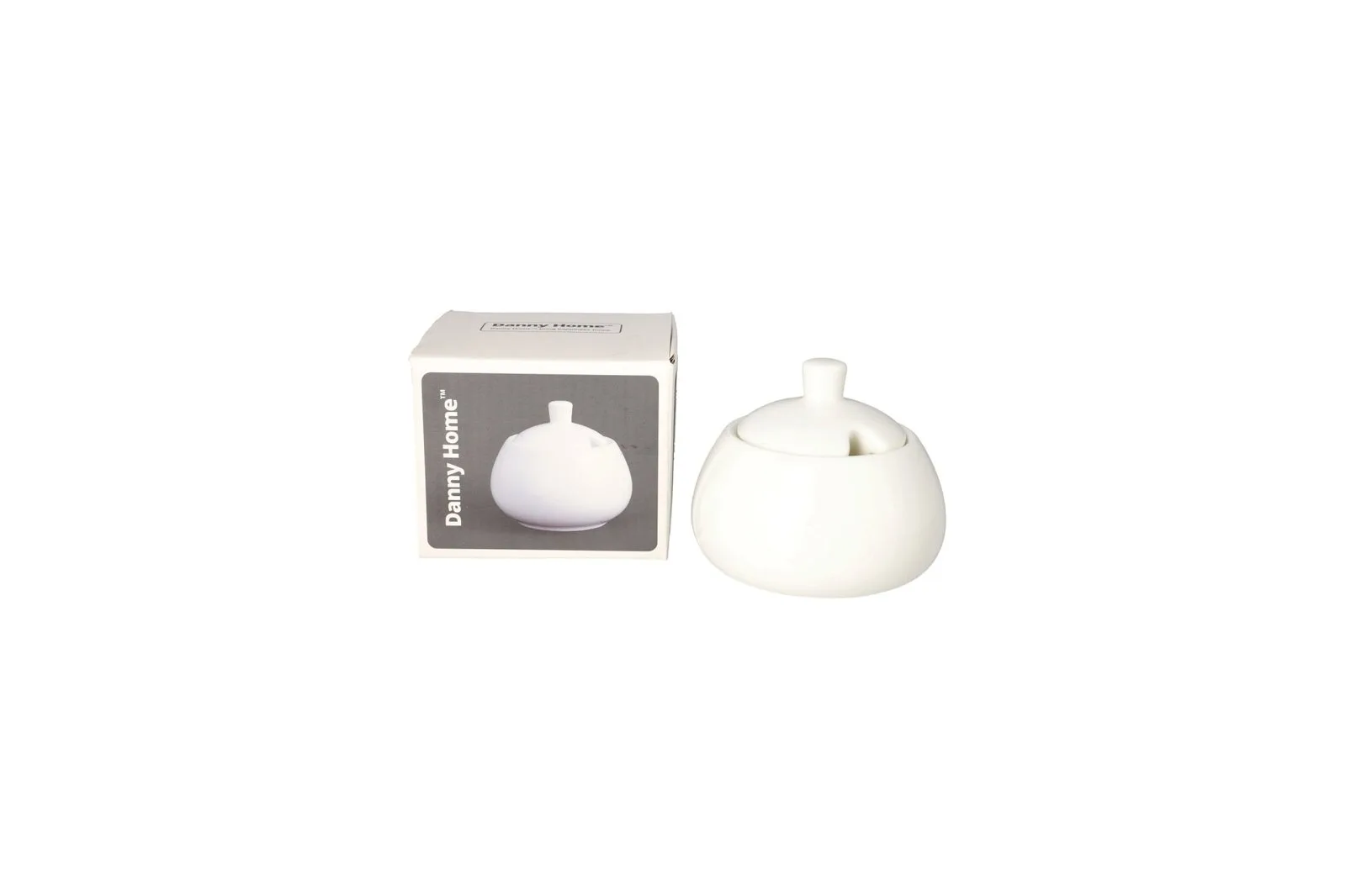 White Porcelain Sugar Pot 320 ml