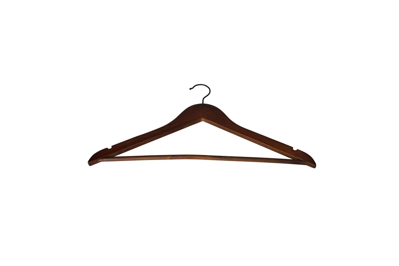 Wooden Clothes Hangers Brown 3 Pcs
