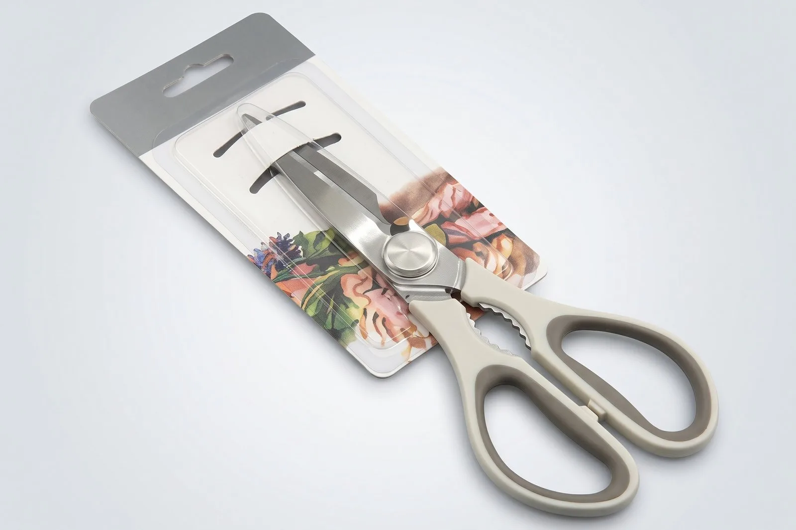 Multi-Purpose Kitchen Scissors 21 cm – Stone White