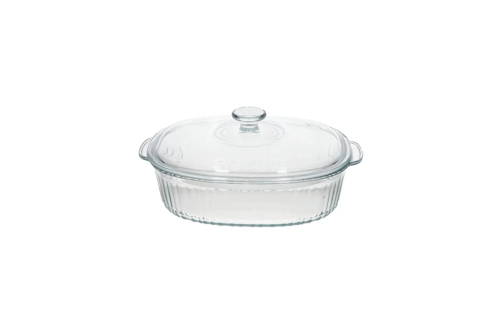 Borosilicate Glass Oval Casserole 2800 ml