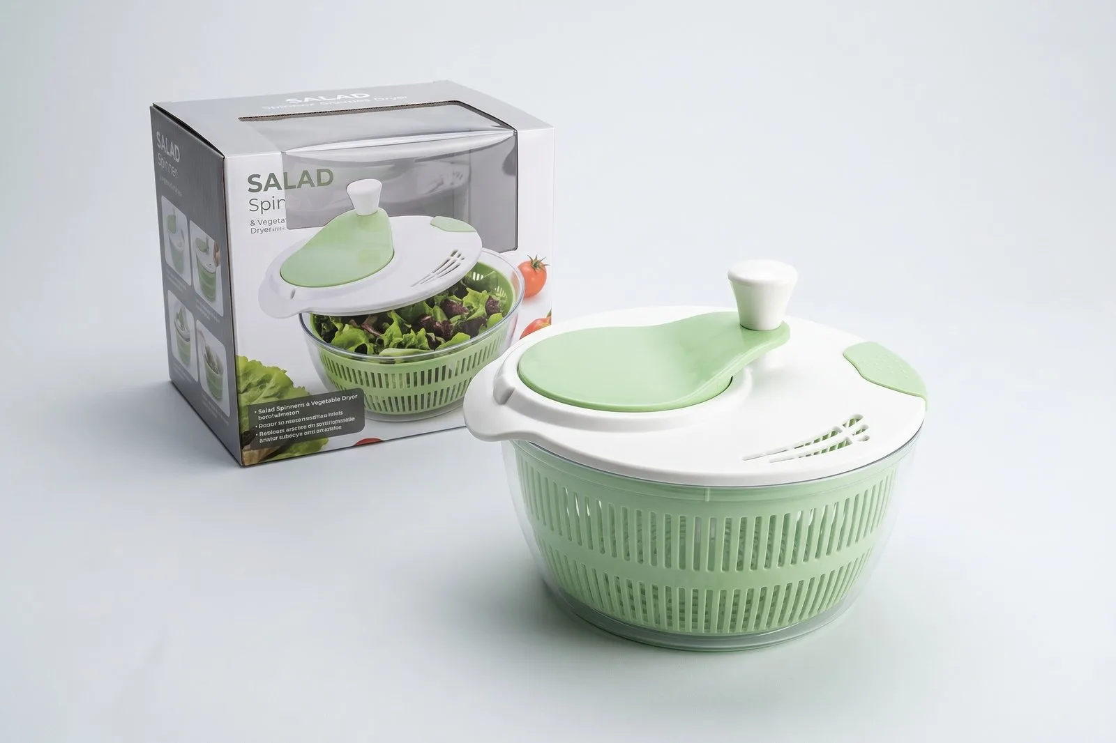 Salad Spinner & Vegetable Dryer – Green