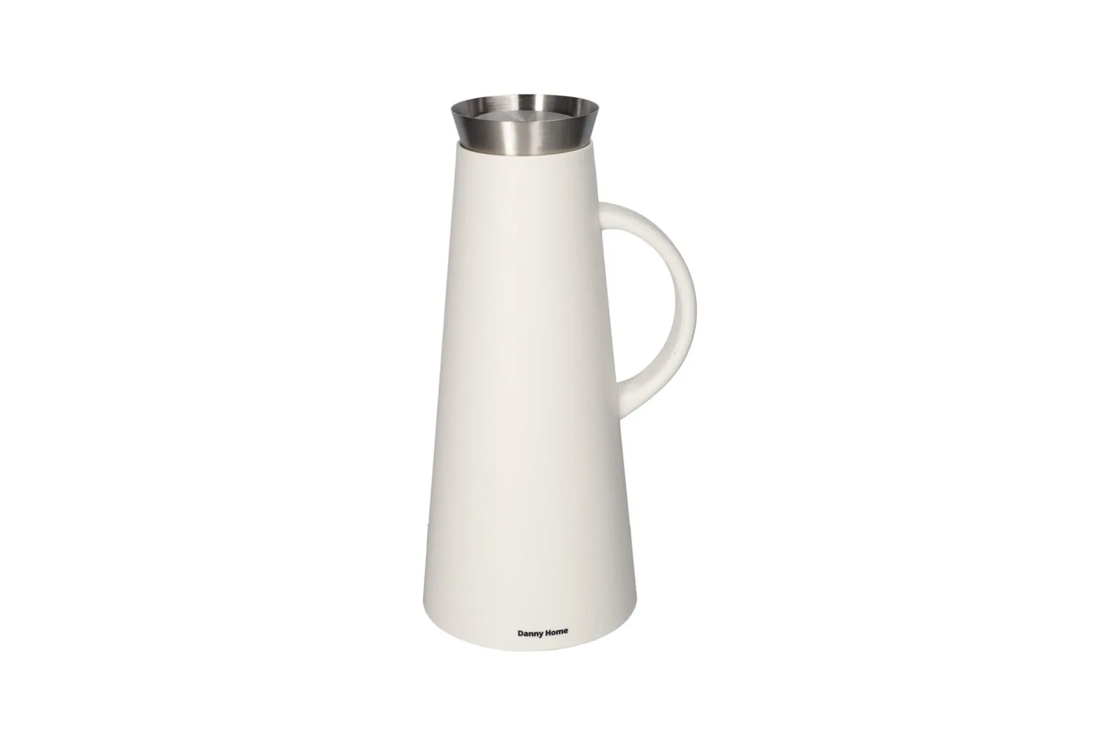 ترمس زجاج مزدوج الجدار أبيض 1 لتر