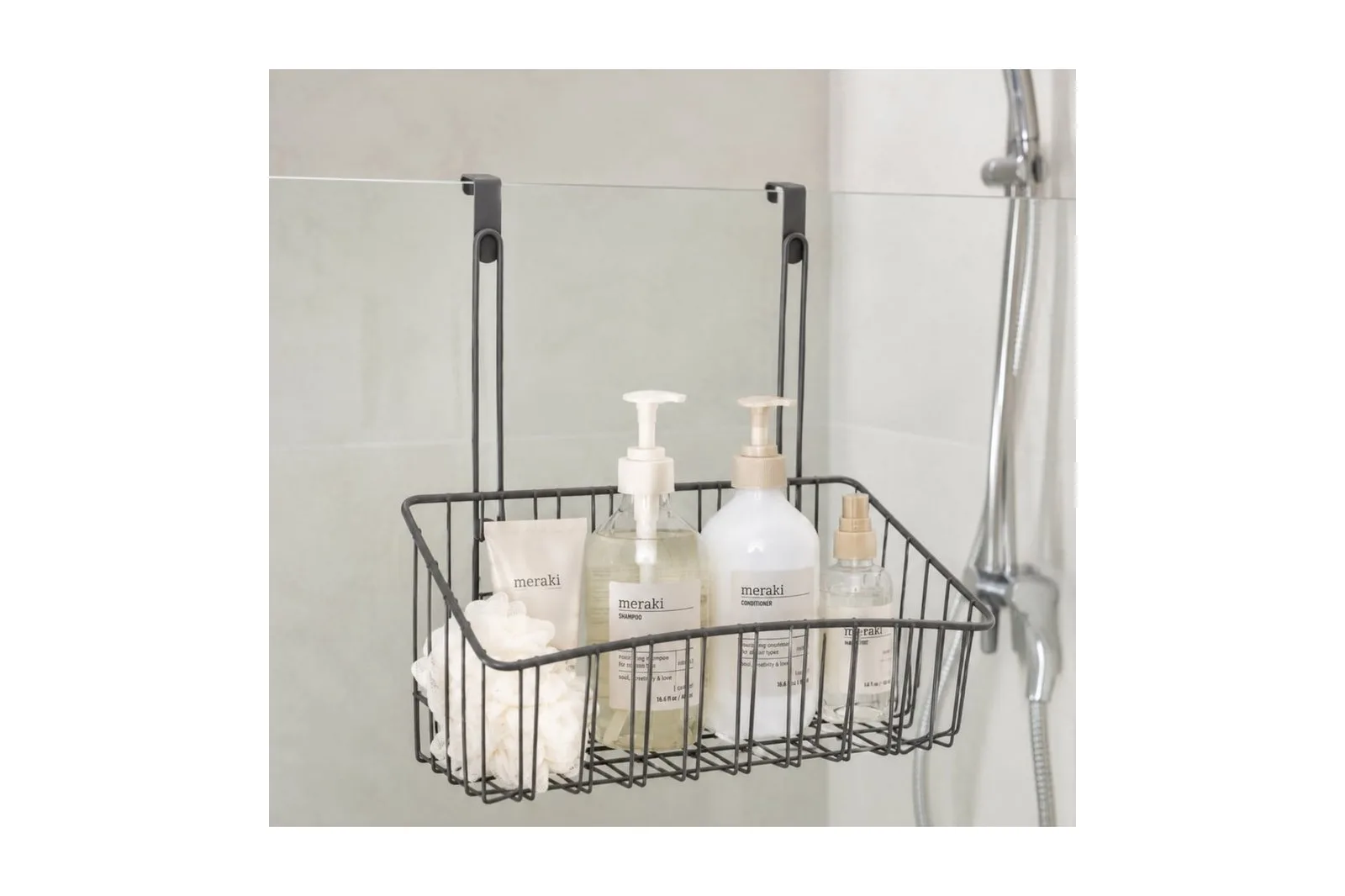 Metal Over Door Storage Basket