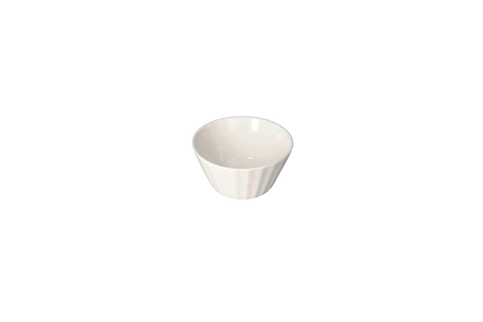 Porcelain Radial Design Dessert Bowl