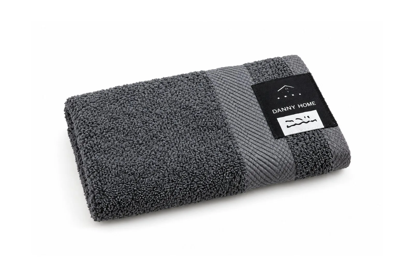 100% Cotton Face Towel 40×70 cm – Dark Grey