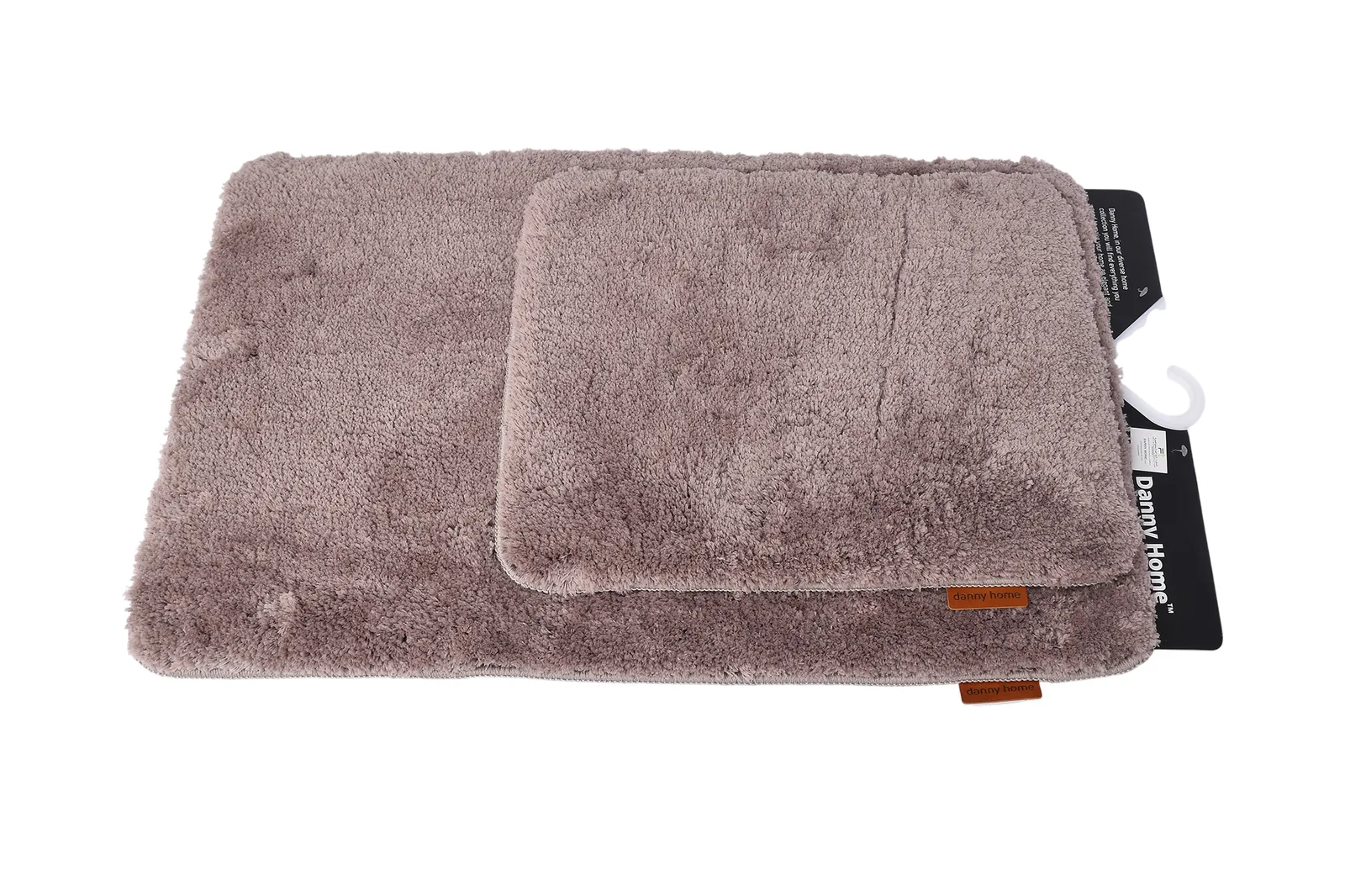 Non-Slip Mat Set 2 pcs 50 x 80 + 50 x 40 cm – Mauve Speckled