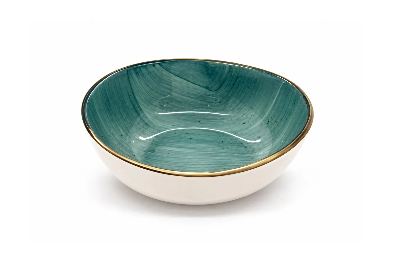 Porcelain Bowl 5.5″ – 14 cm – Teal Green