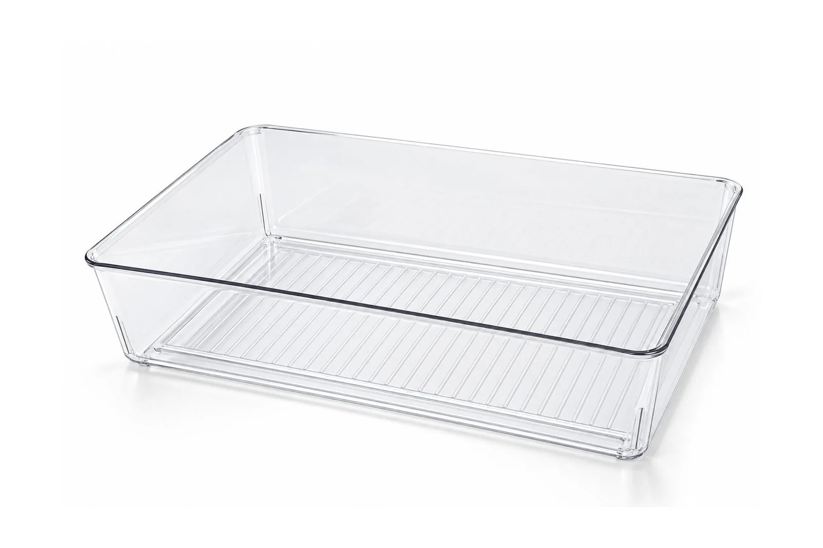 Clear Refrigerator Organizer Bin 27.8 cm