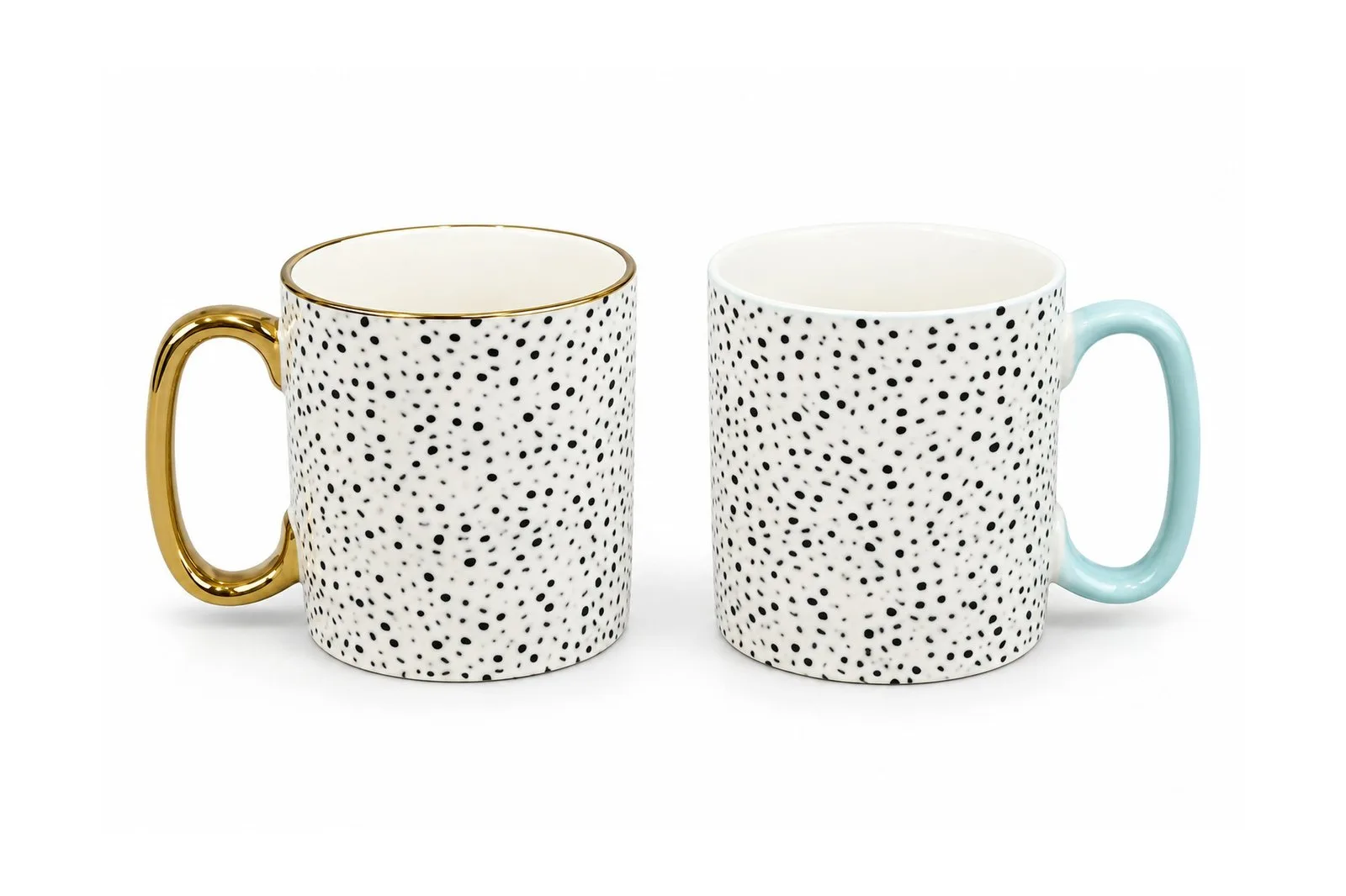 Porcelain Couple Mugs Set 2 Pcs 310 ml – Confetti Dots