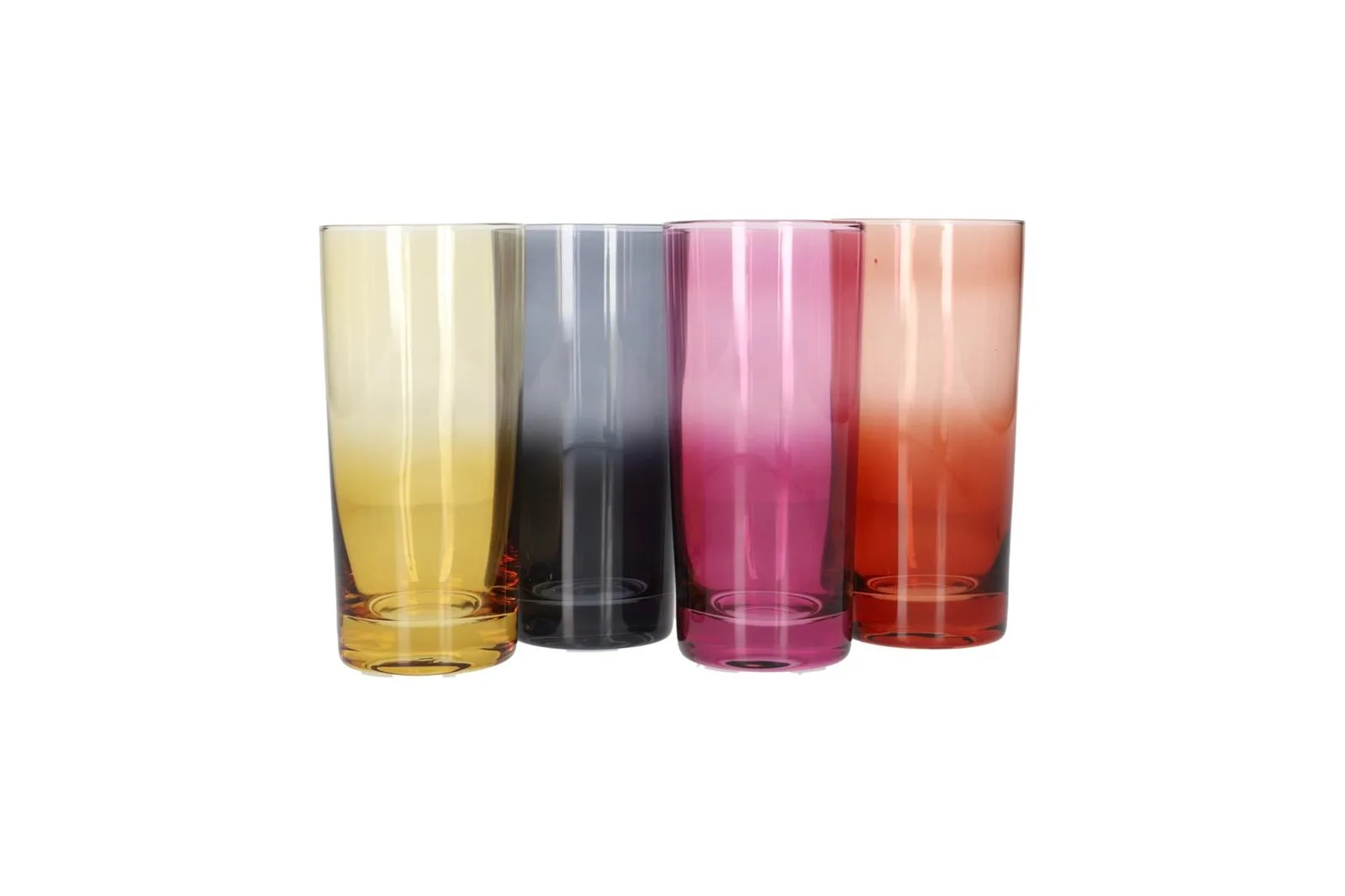 Colourful Glasses Set 4 Pcs 475 ml