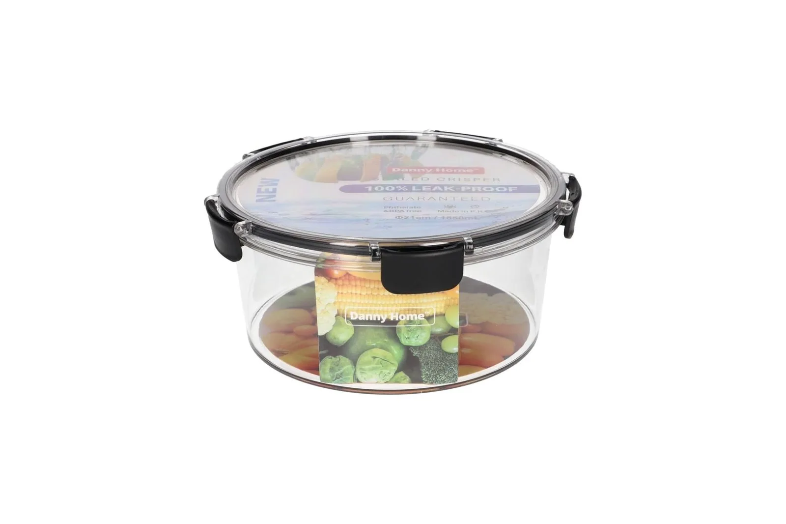 Round Sealed Food Container 1850 ml
