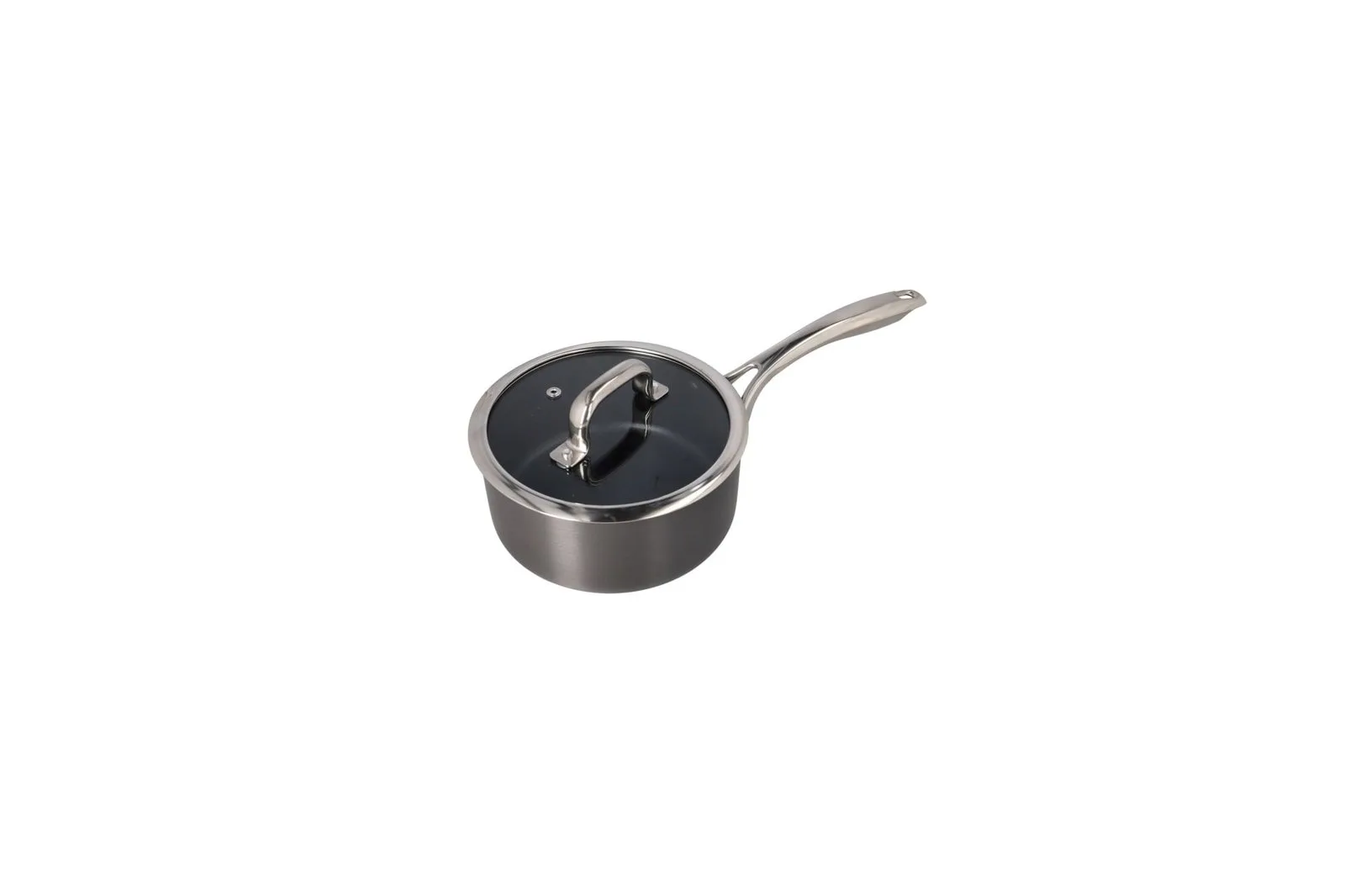 Aluminium Non Stick Sauce Pan with Glass Lid