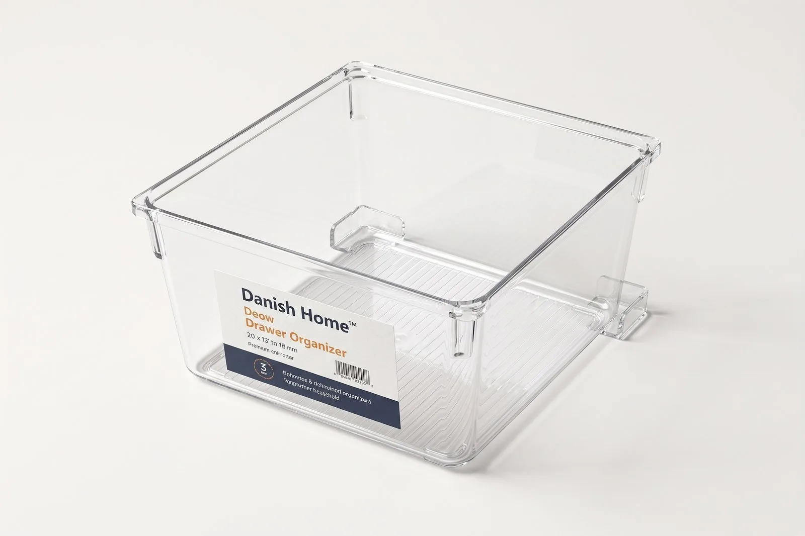 Clear Deep Drawer Organizer – Size M (15.2 x 15.2 cm)