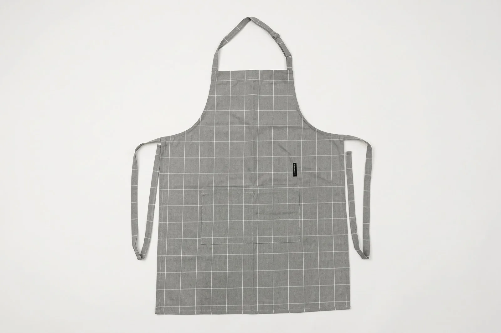 Cotton Kitchen Apron 70 x 90 cm – Light Grey