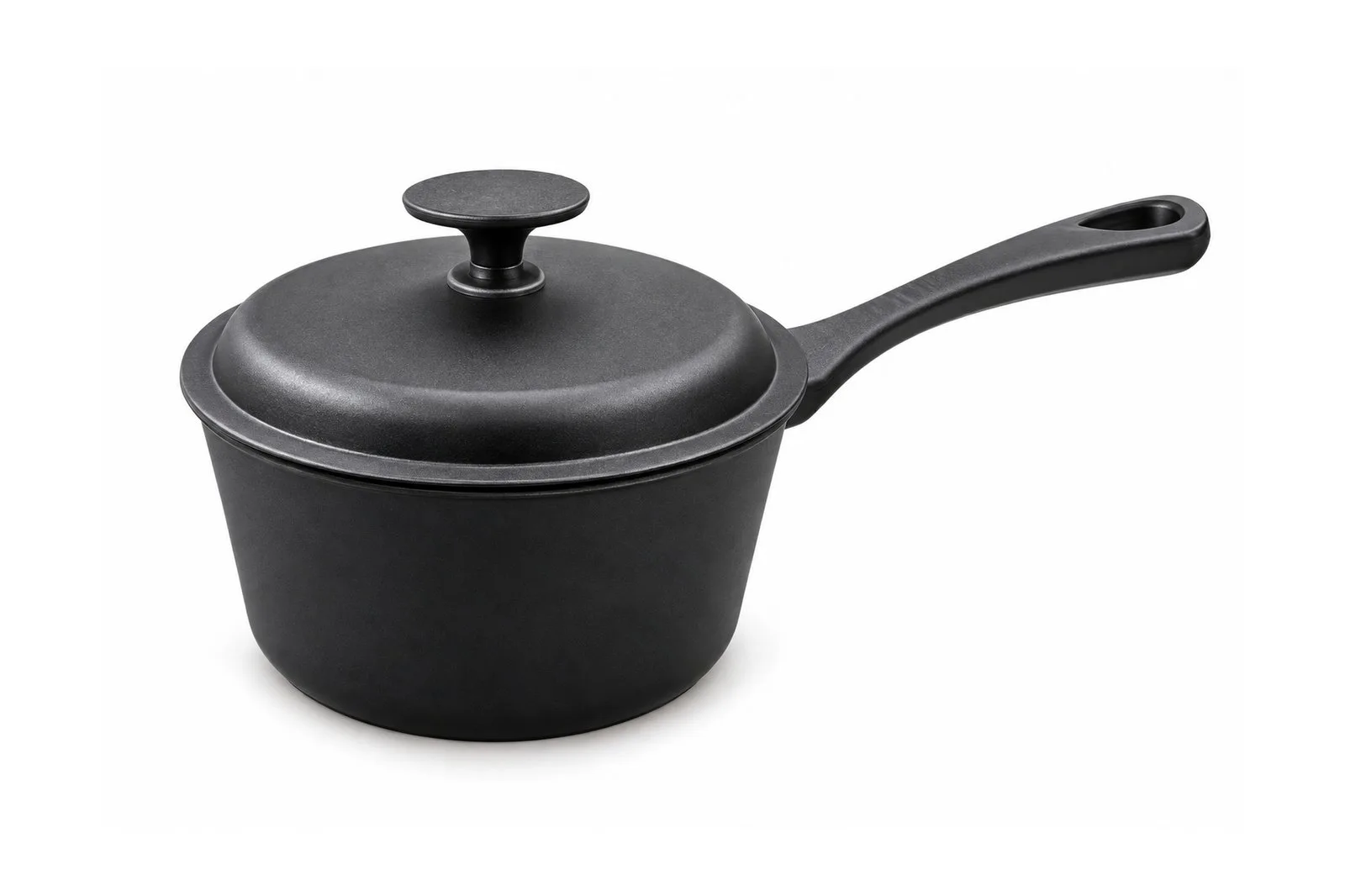 Cast Iron Saucepan with Lid 19 cm – 2 L