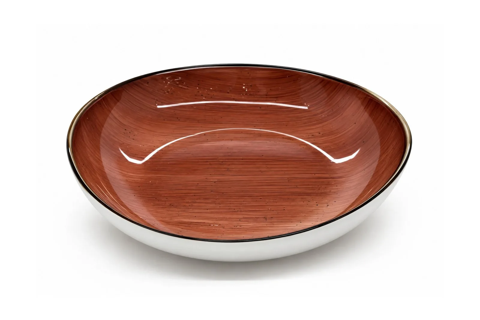 Porcelain Soup Plate 8.5″ – 21.4 cm – Terracotta