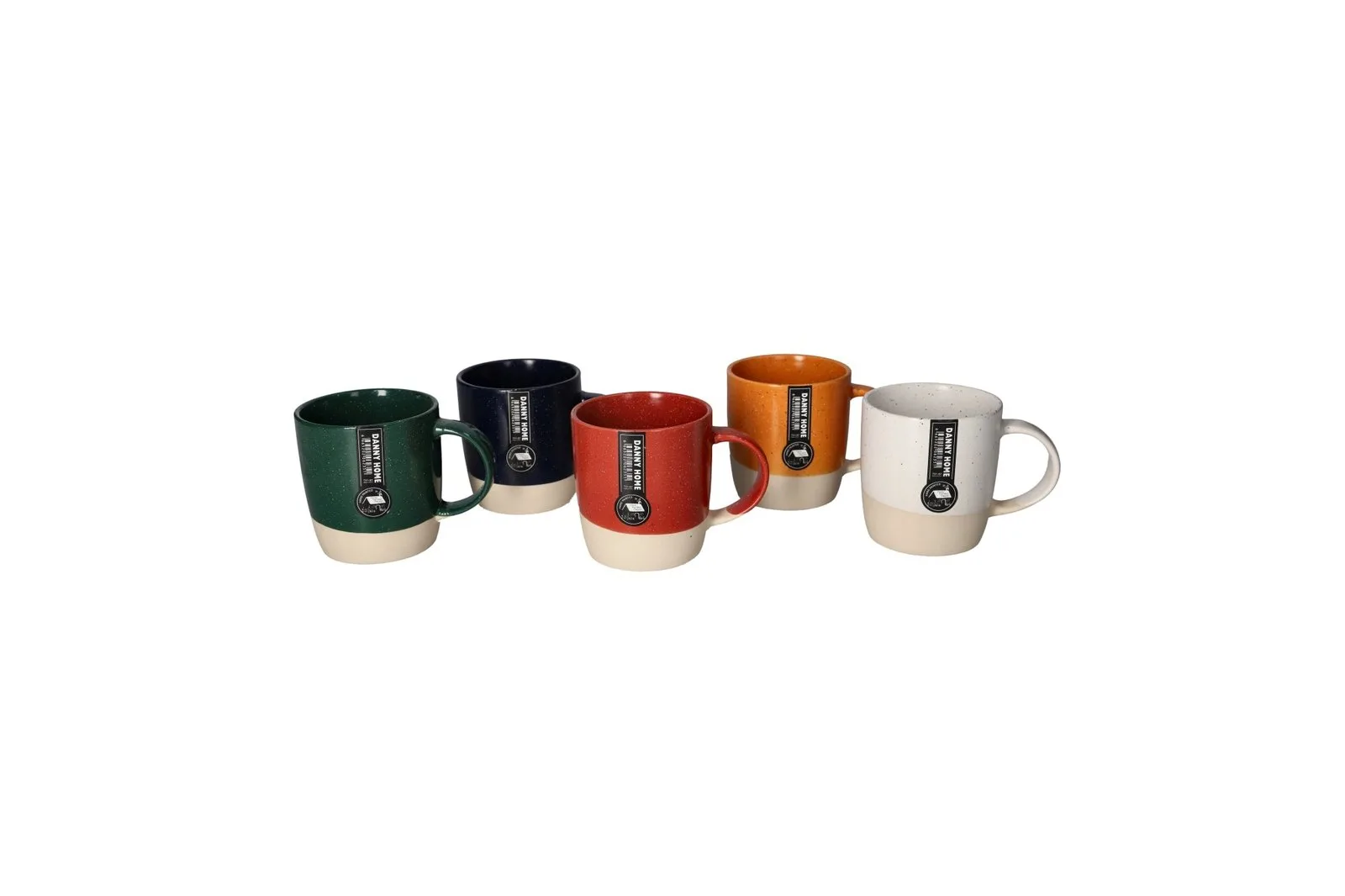 Porcelain Two Tone Speckled Coffee Mug 350 ml