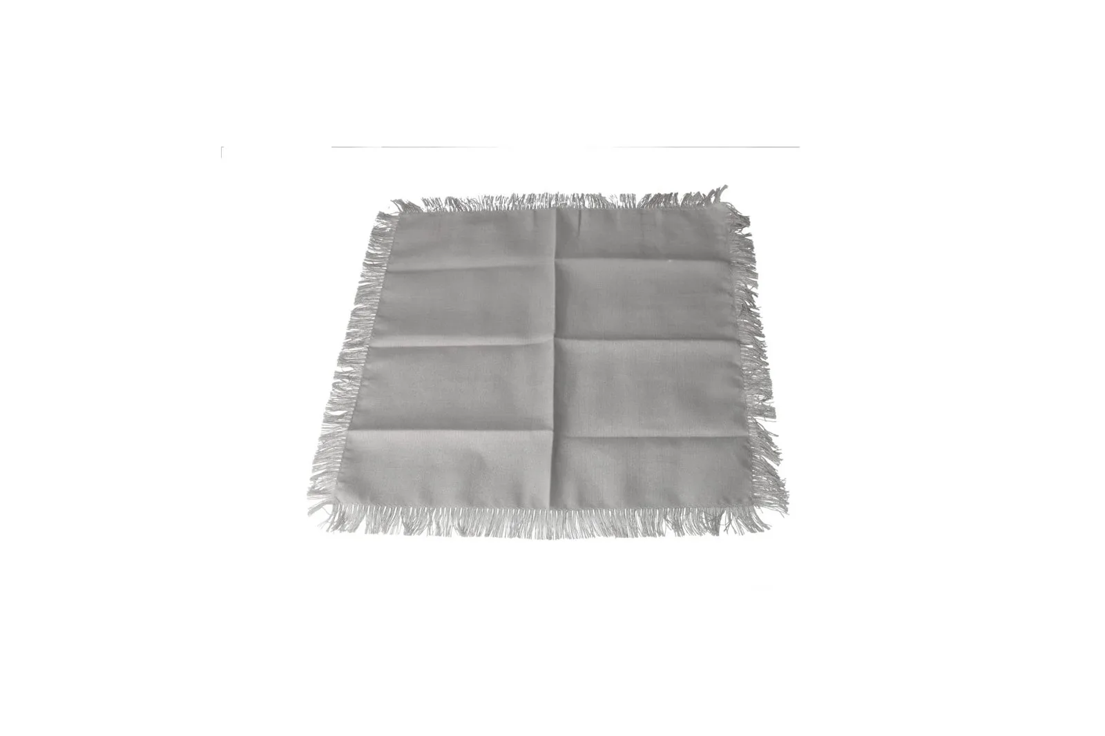 Polyester Napkins Set Light Grey 4 Pcs