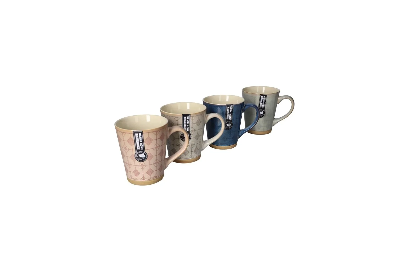 Porcelain Geometric Coffee Mug 400 ml