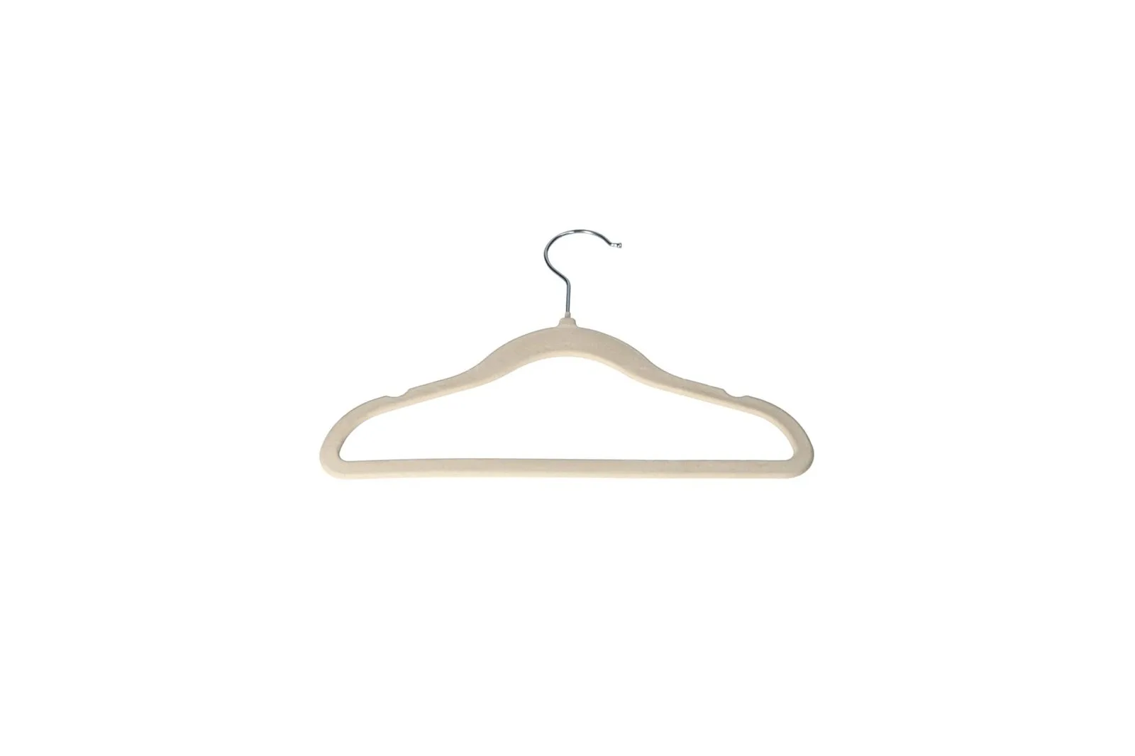 Kids Velvet Clothes Hangers Camel 10 Pcs