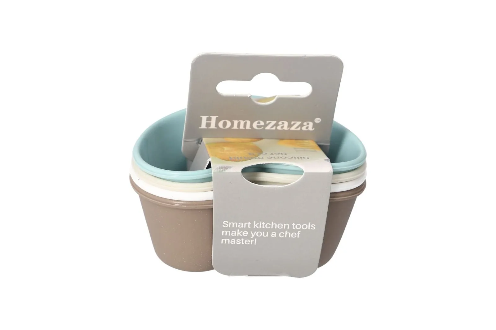 Silicone Heart Cake Moulds Set 4 Pcs 75 ml