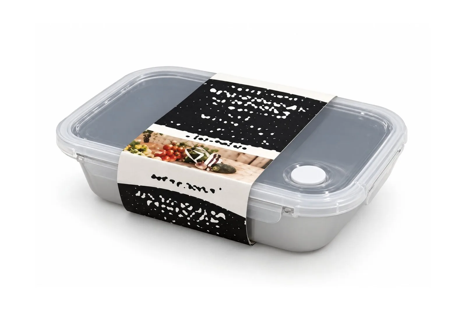 Stainless Steel 304 Food Container 580 ml with Vented Lid