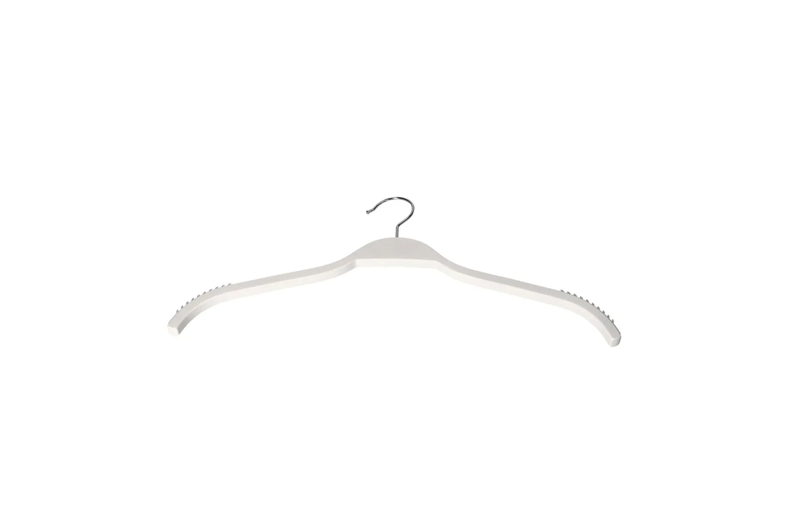Wooden Clothes Hangers White 5 Pcs