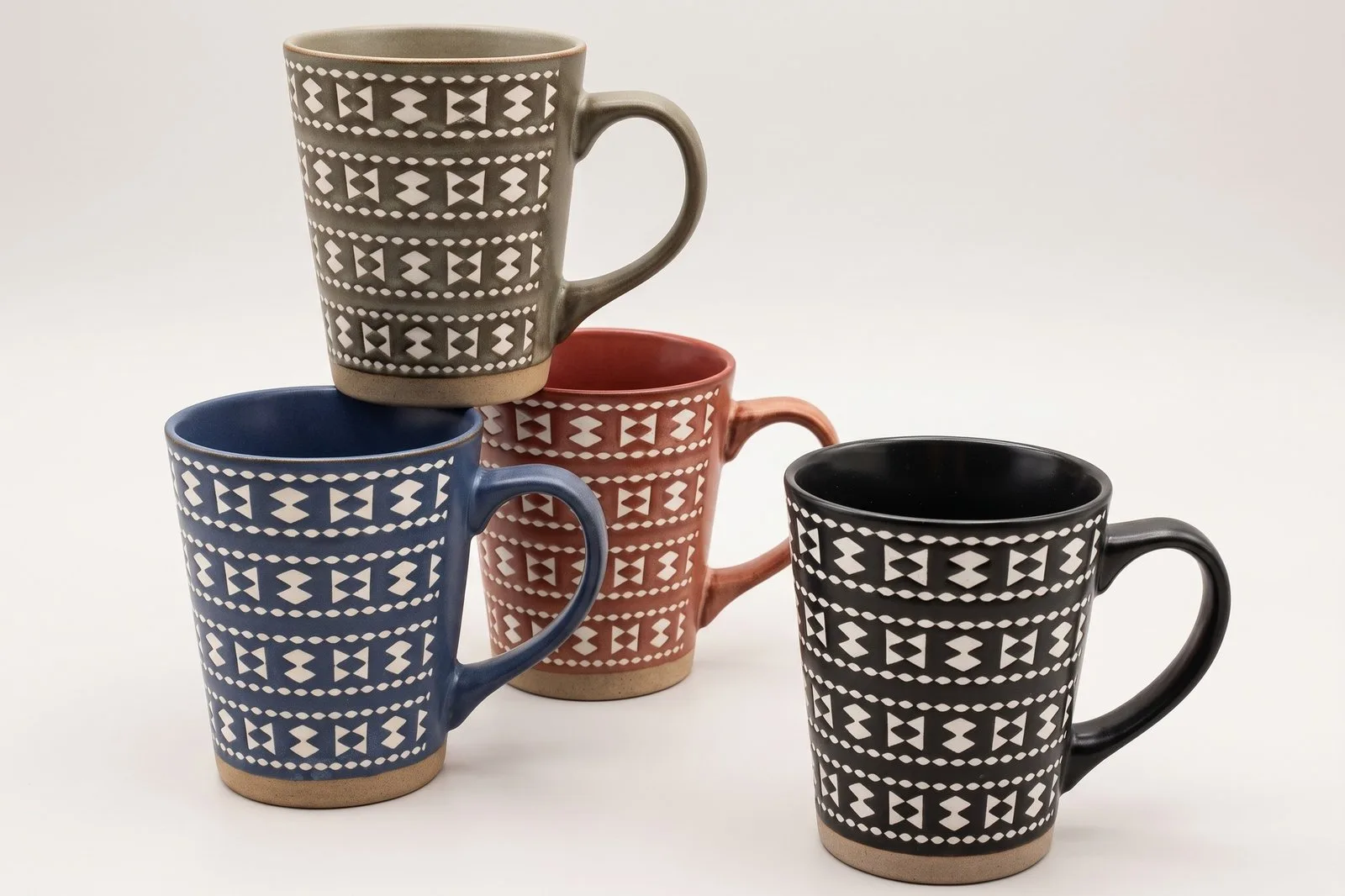 Porcelain Mug 400 ml – Nordic Pattern