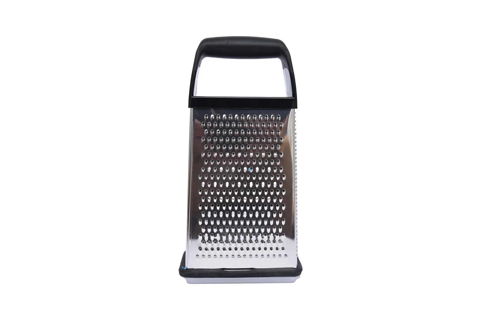 Stainless Steel 4-Sided Grater with Soft Grip Handle 24 cm