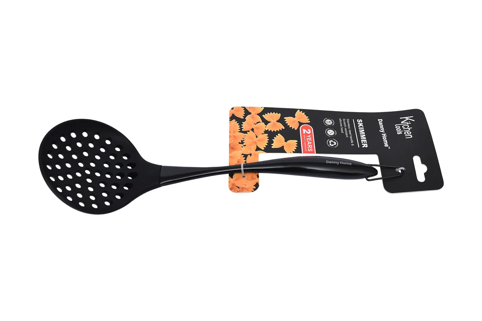 Silicone Skimmer with Black Steel Handle 32 cm