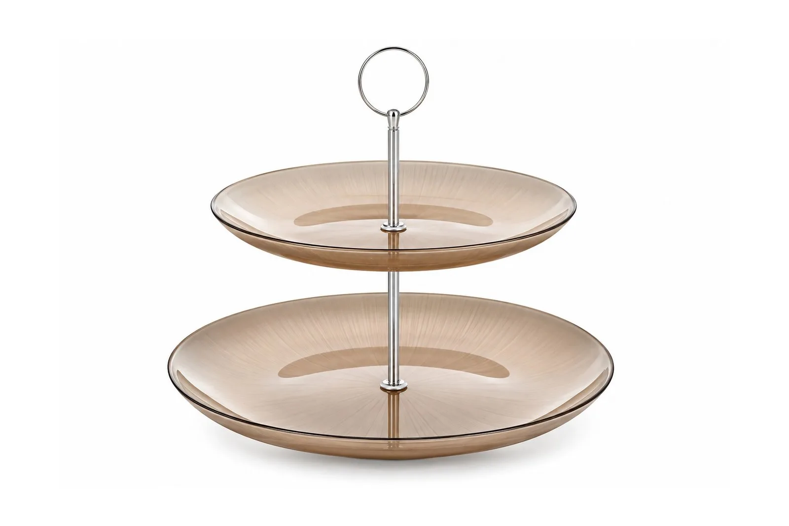 2-Tier Cake Stand 8.5″ & 11″ – Pink