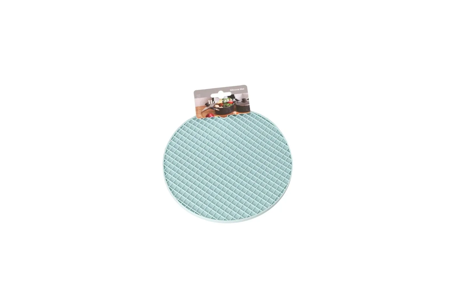 Silicone Round Pot Trivet Mat Blue