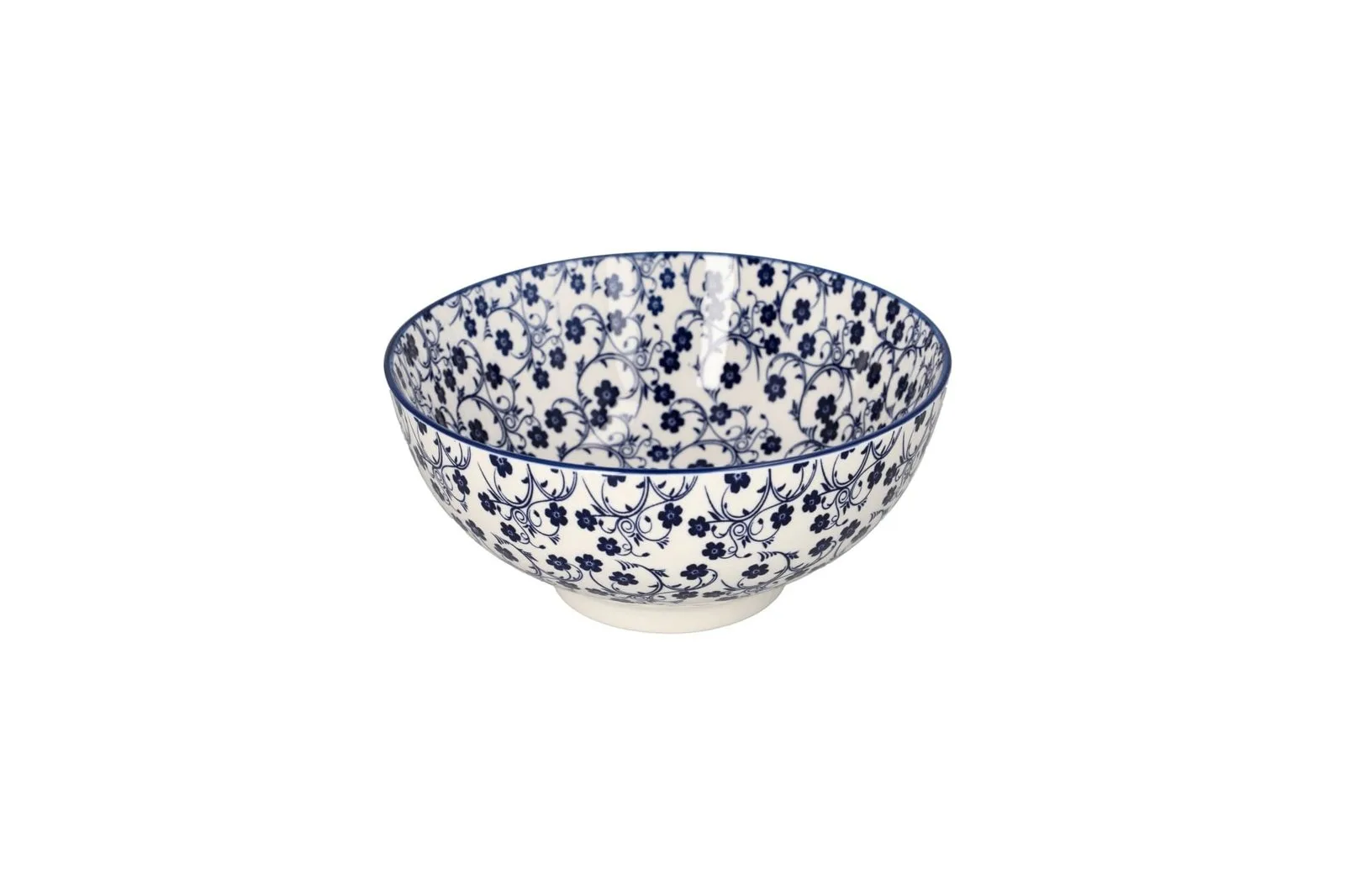 Porcelain Floral Salad Bowl