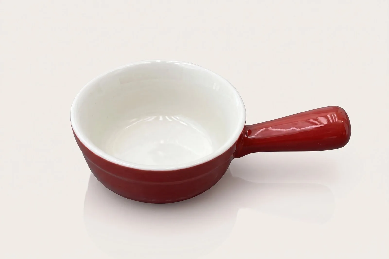 Porcelain Mini Baking Dish with Long Handle 3″ – 11.5 cm